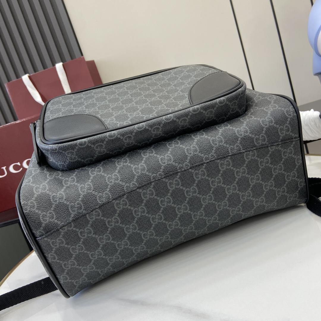 Gucci GG Emblem Medium Backpack  - DopestKickz