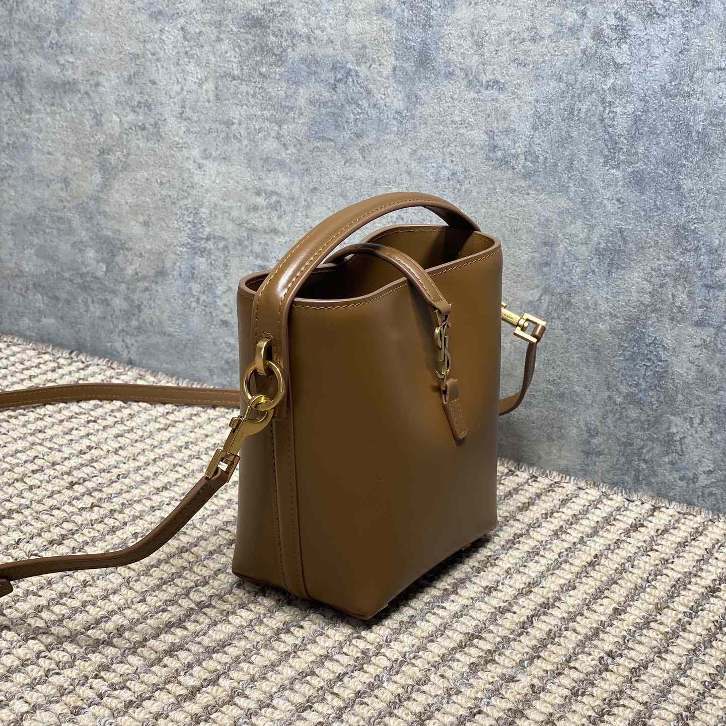 Saint Laurent Le 37 Mini In Shiny Leather - DopestKickz