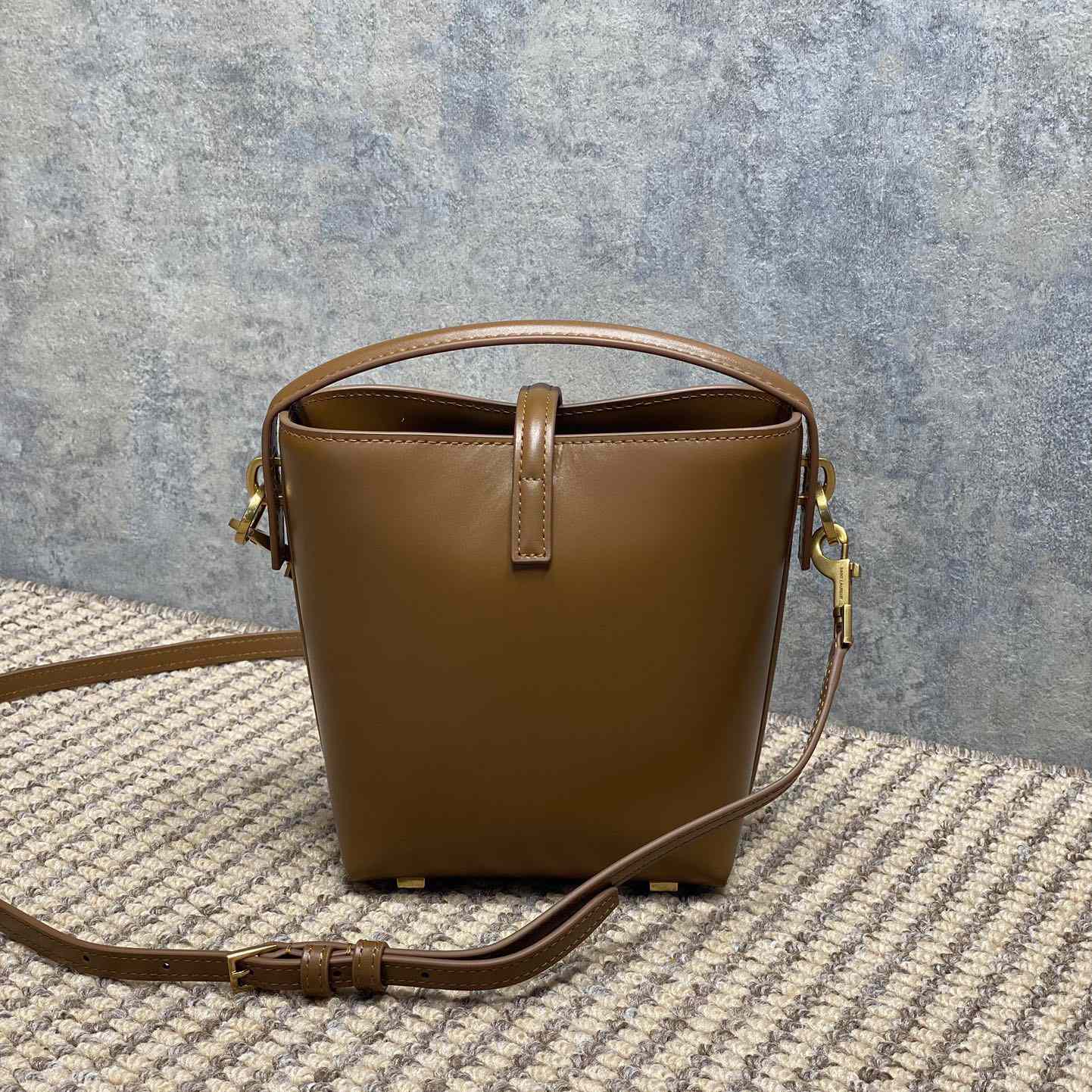 Saint Laurent Le 37 Mini In Shiny Leather - DopestKickz