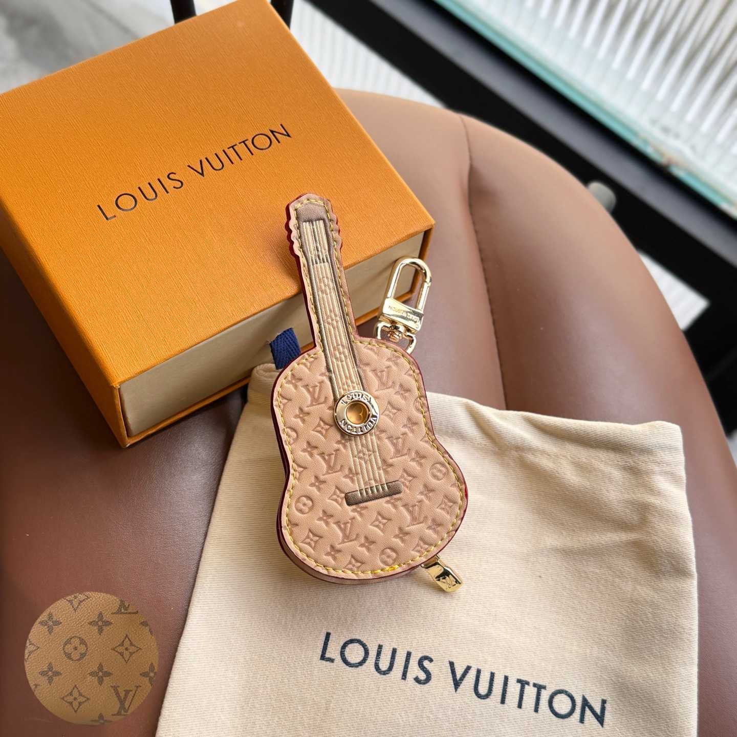 Louis Vuitton Guitar Pouch Bag Charm   M02032 - DopestKickz