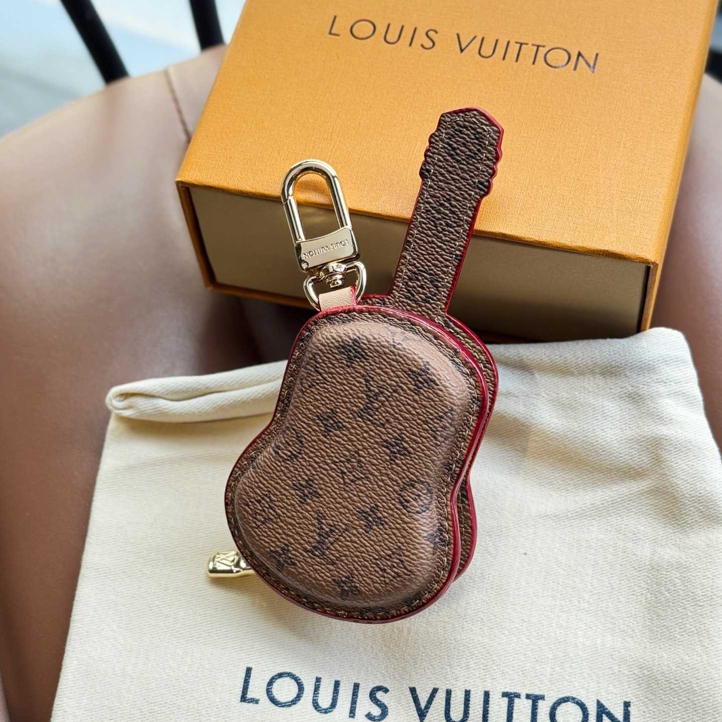 Louis Vuitton Guitar Pouch Bag Charm   M02032 - DopestKickz