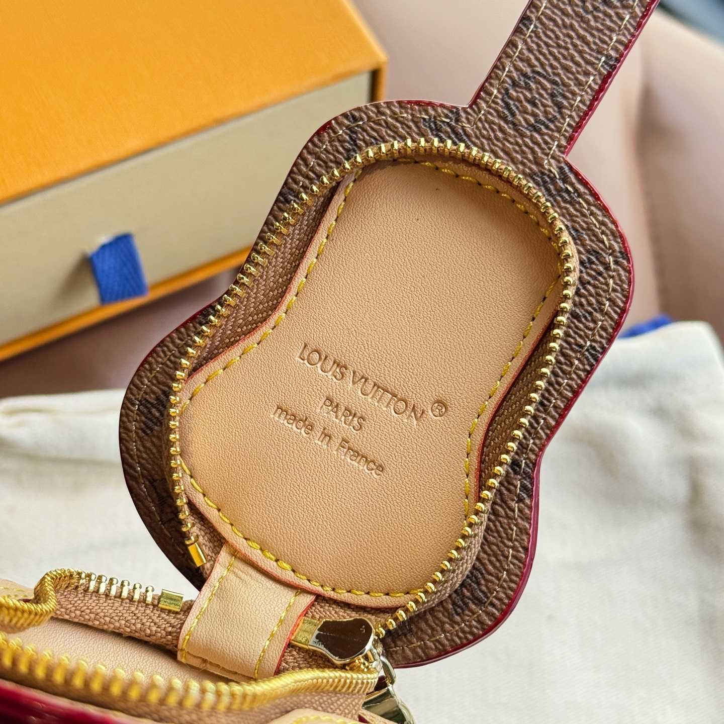 Louis Vuitton Guitar Pouch Bag Charm   M02032 - DopestKickz