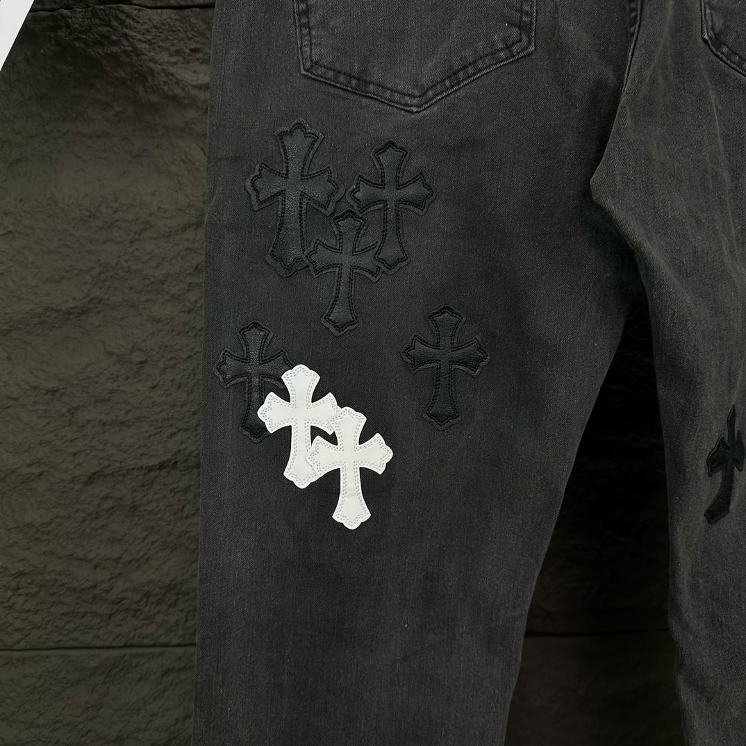 Chrome Hearts Straight Leg Jeans - DopestKickz