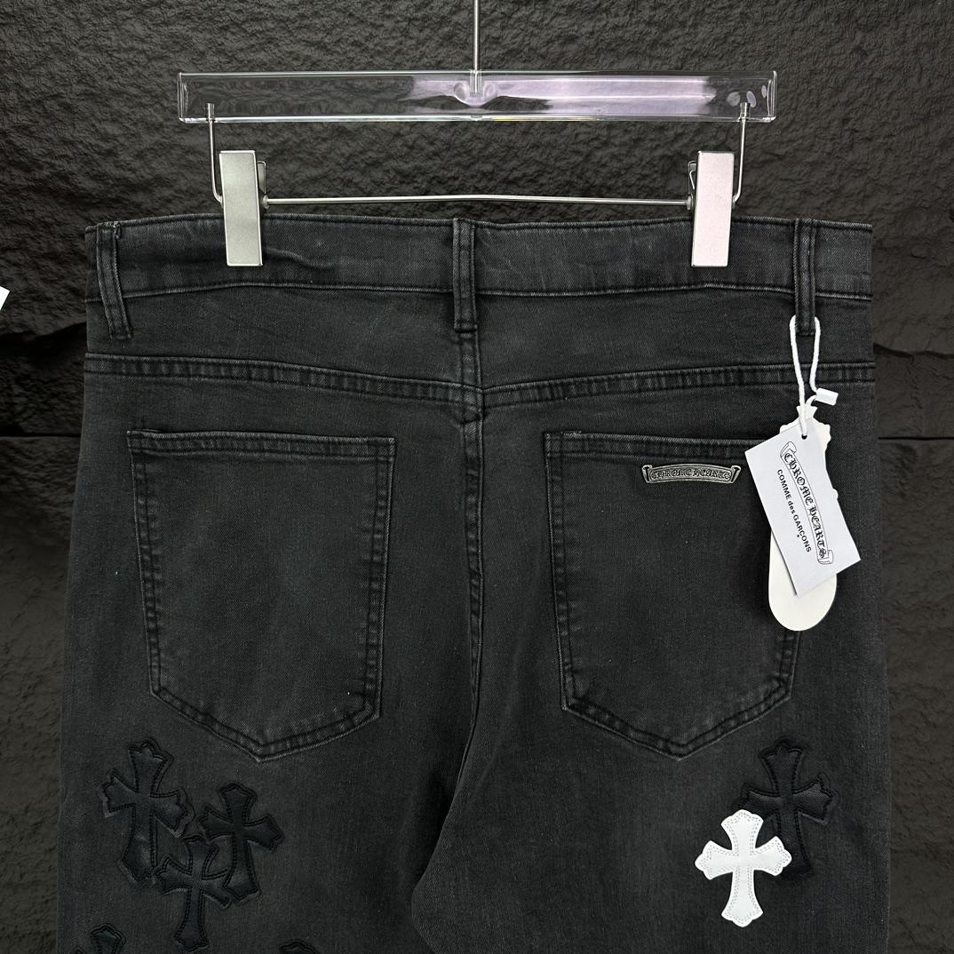 Chrome Hearts Straight Leg Jeans - DopestKickz