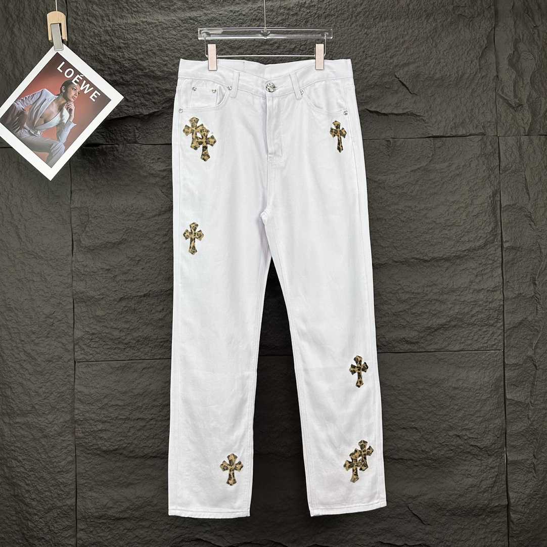 Chrome Hearts Straight Leg Jeans - DopestKickz