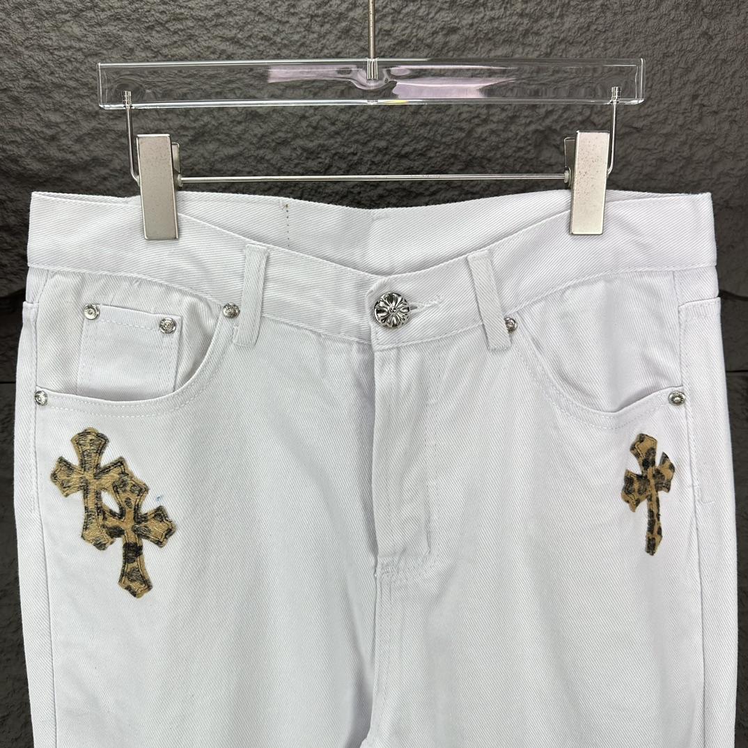 Chrome Hearts Straight Leg Jeans - DopestKickz