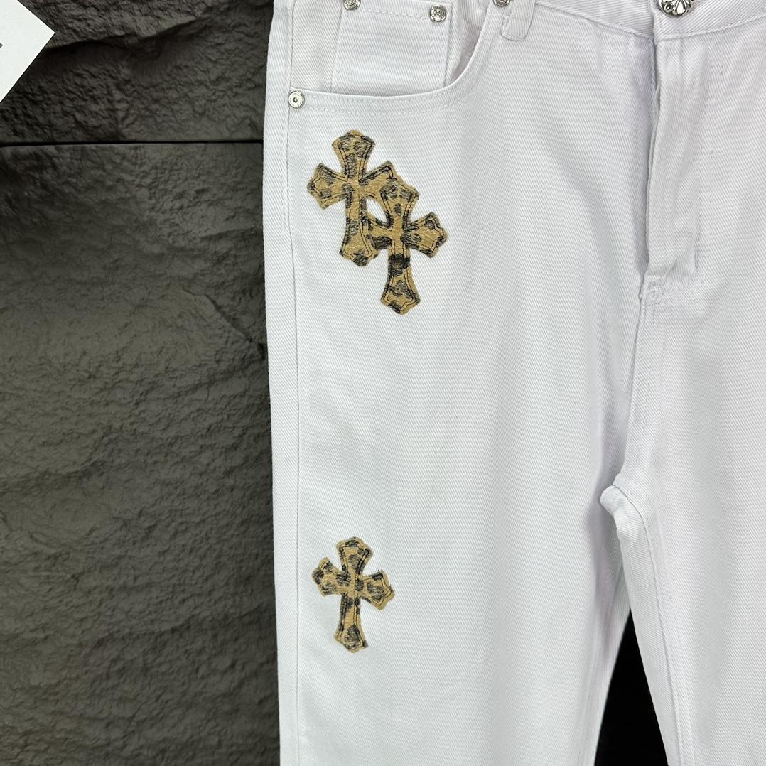 Chrome Hearts Straight Leg Jeans - DopestKickz