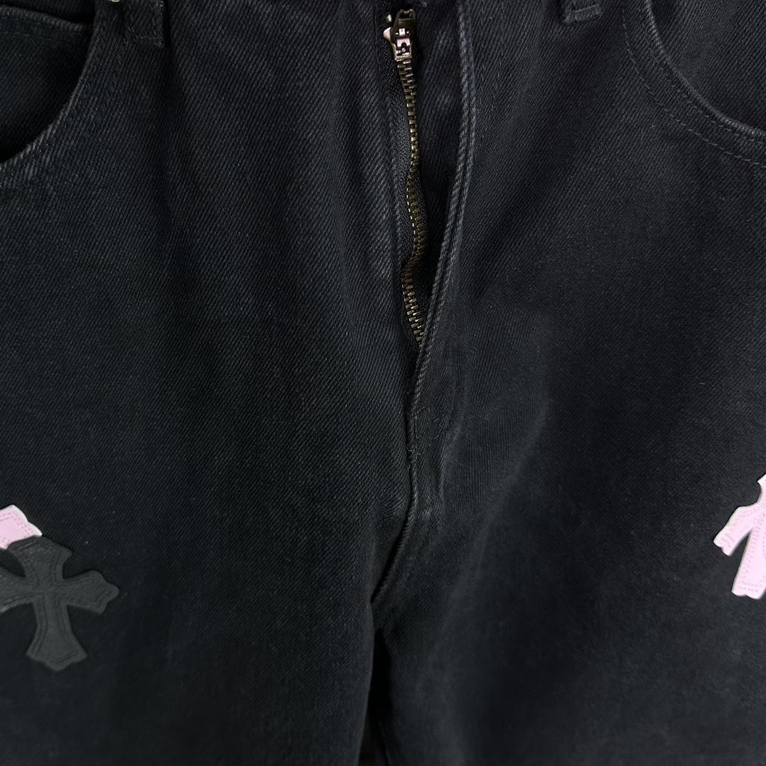 Chrome Hearts Straight Leg Jeans - DopestKickz