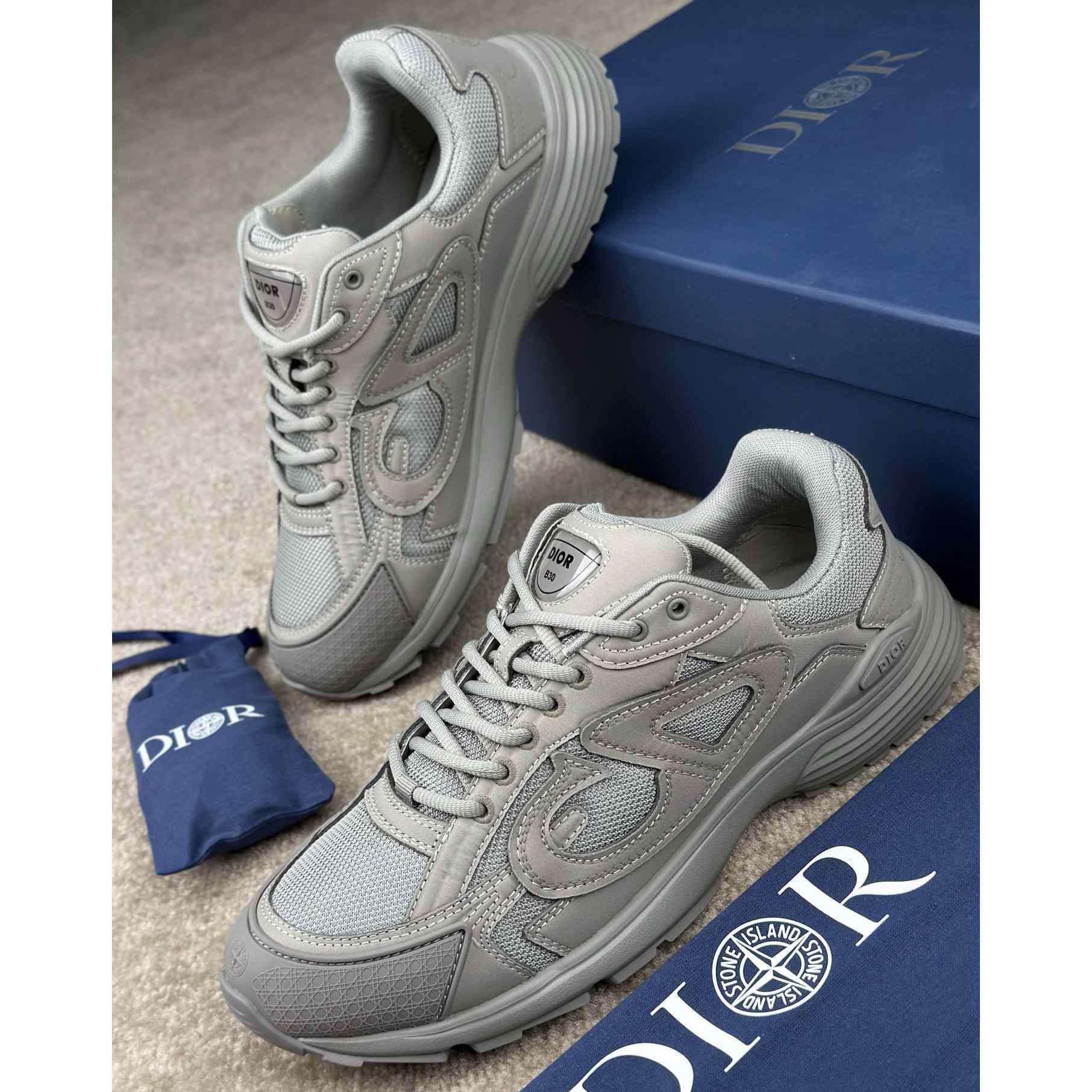 Stone Island x Dior B30 Sneaker  - DopestKickz