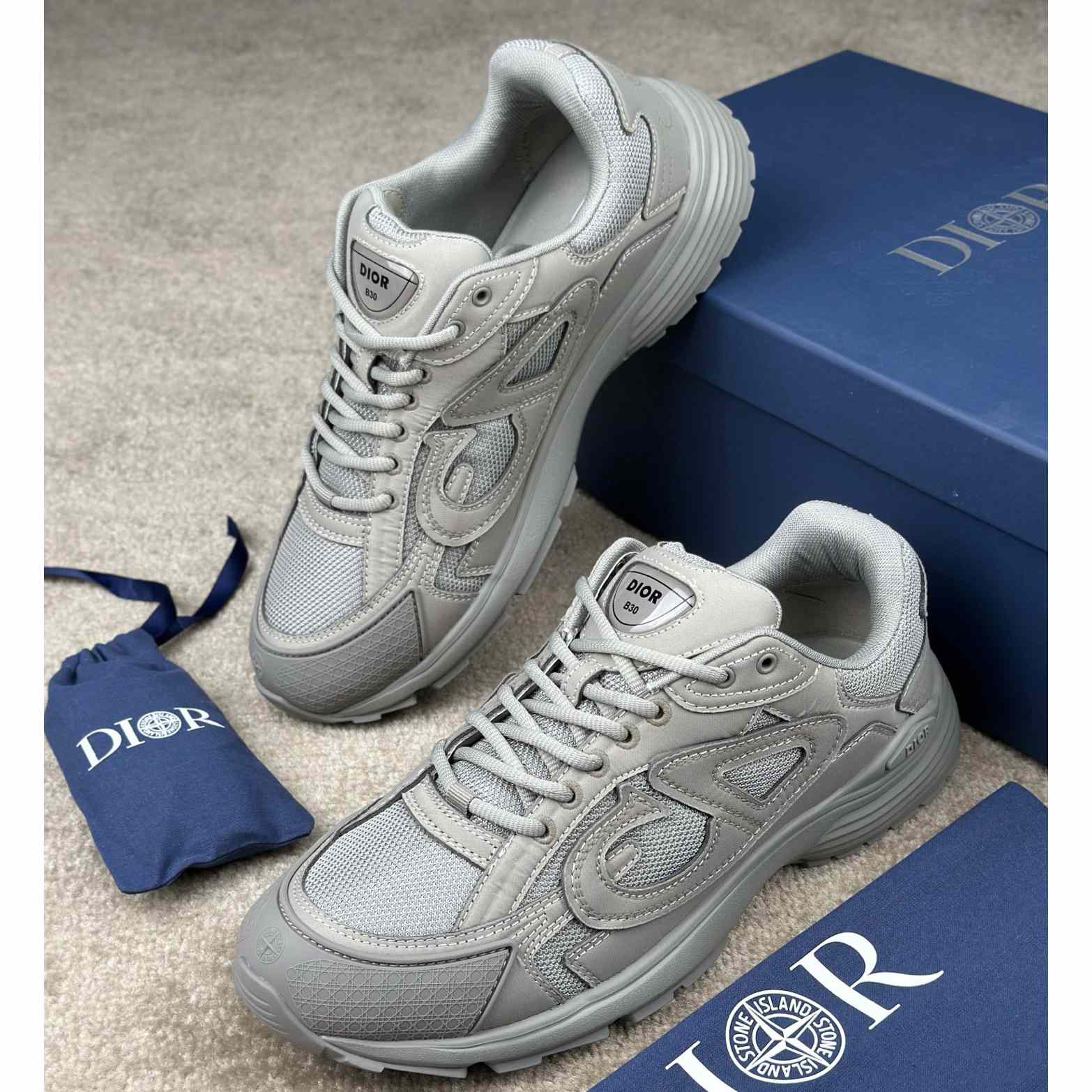 Stone Island x Dior B30 Sneaker  - DopestKickz