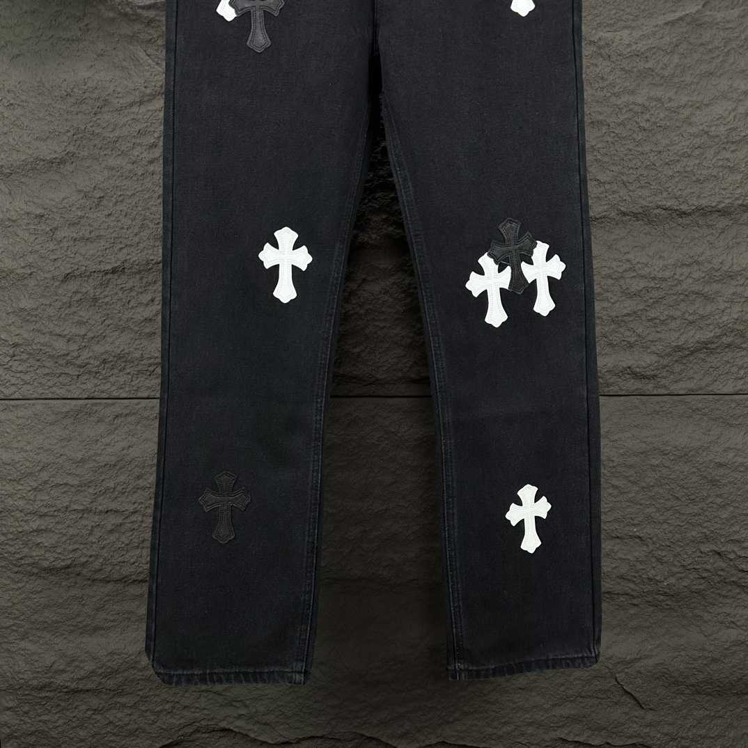 Chrome Hearts Straight Leg Jeans - DopestKickz