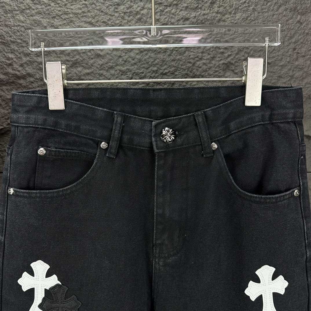 Chrome Hearts Straight Leg Jeans - DopestKickz