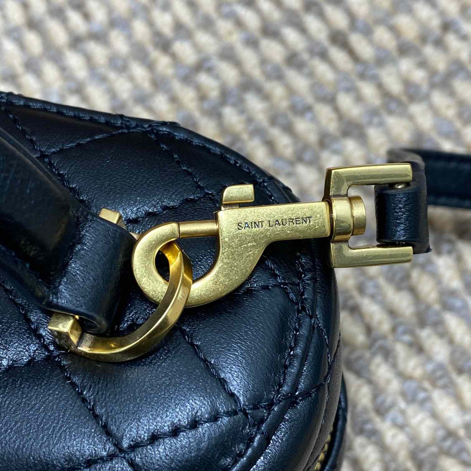 Saint Laurent Gaby Vanity Bag In Lambskin - DopestKickz