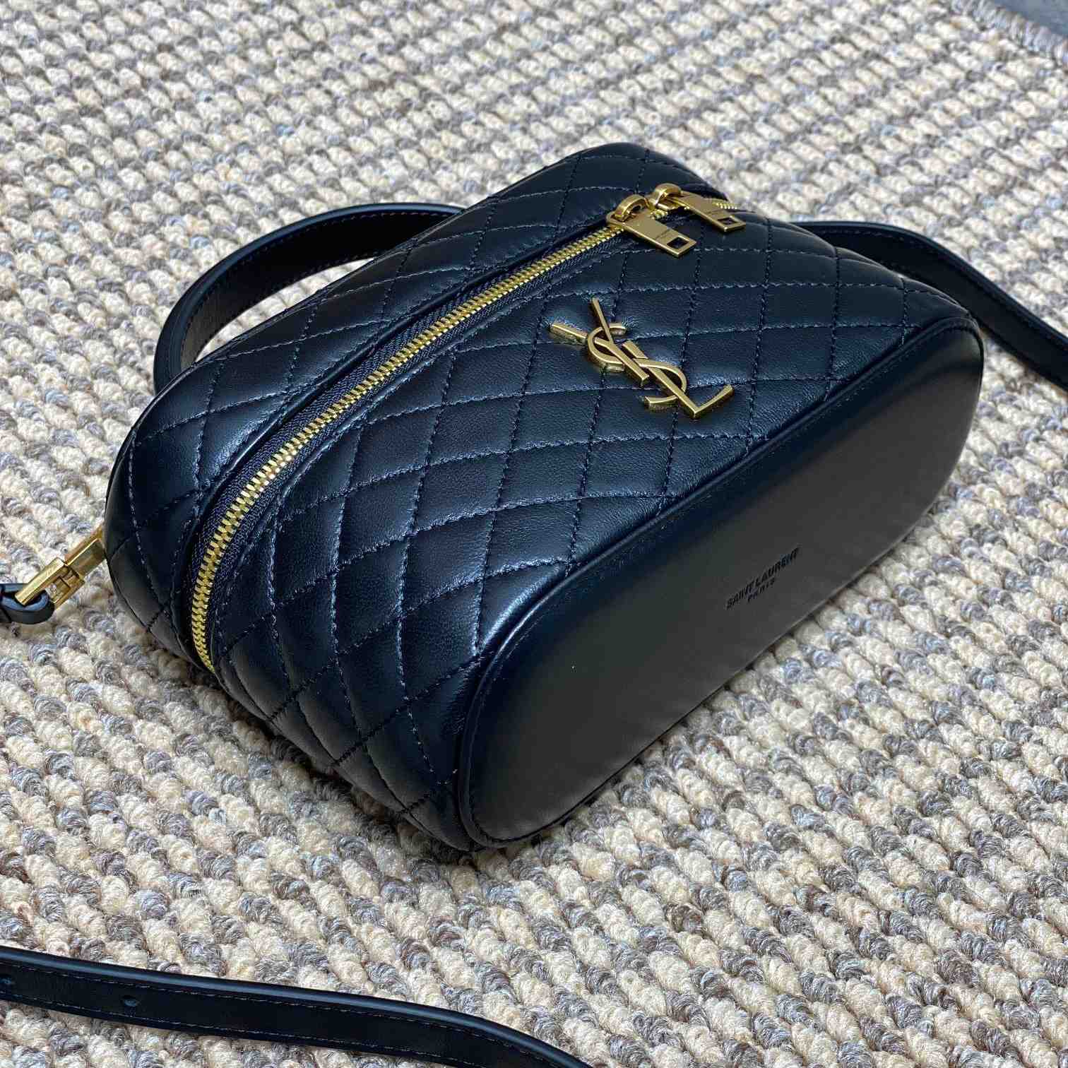 Saint Laurent Gaby Vanity Bag In Lambskin - DopestKickz