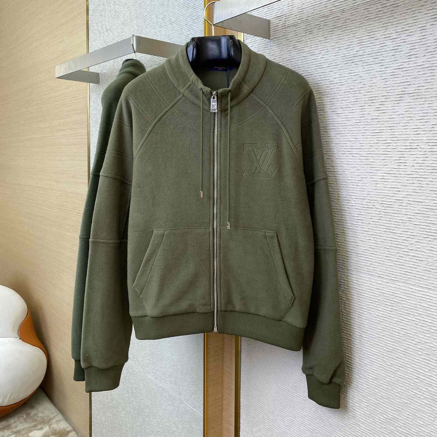 Louis Vuitton Quilted Textured Wool Blouson   1AGJXN - DopestKickz