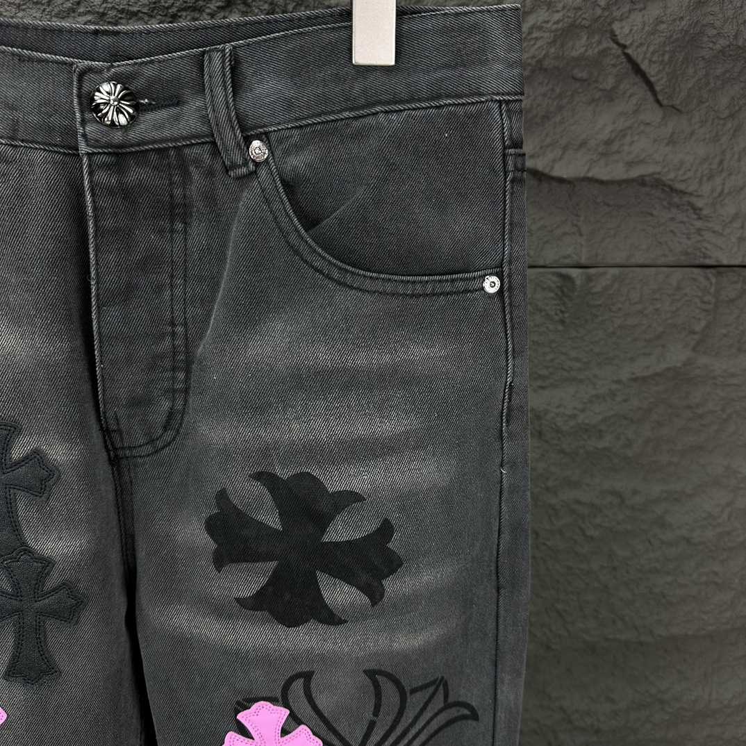 Chrome Hearts Straight Leg Jeans - DopestKickz