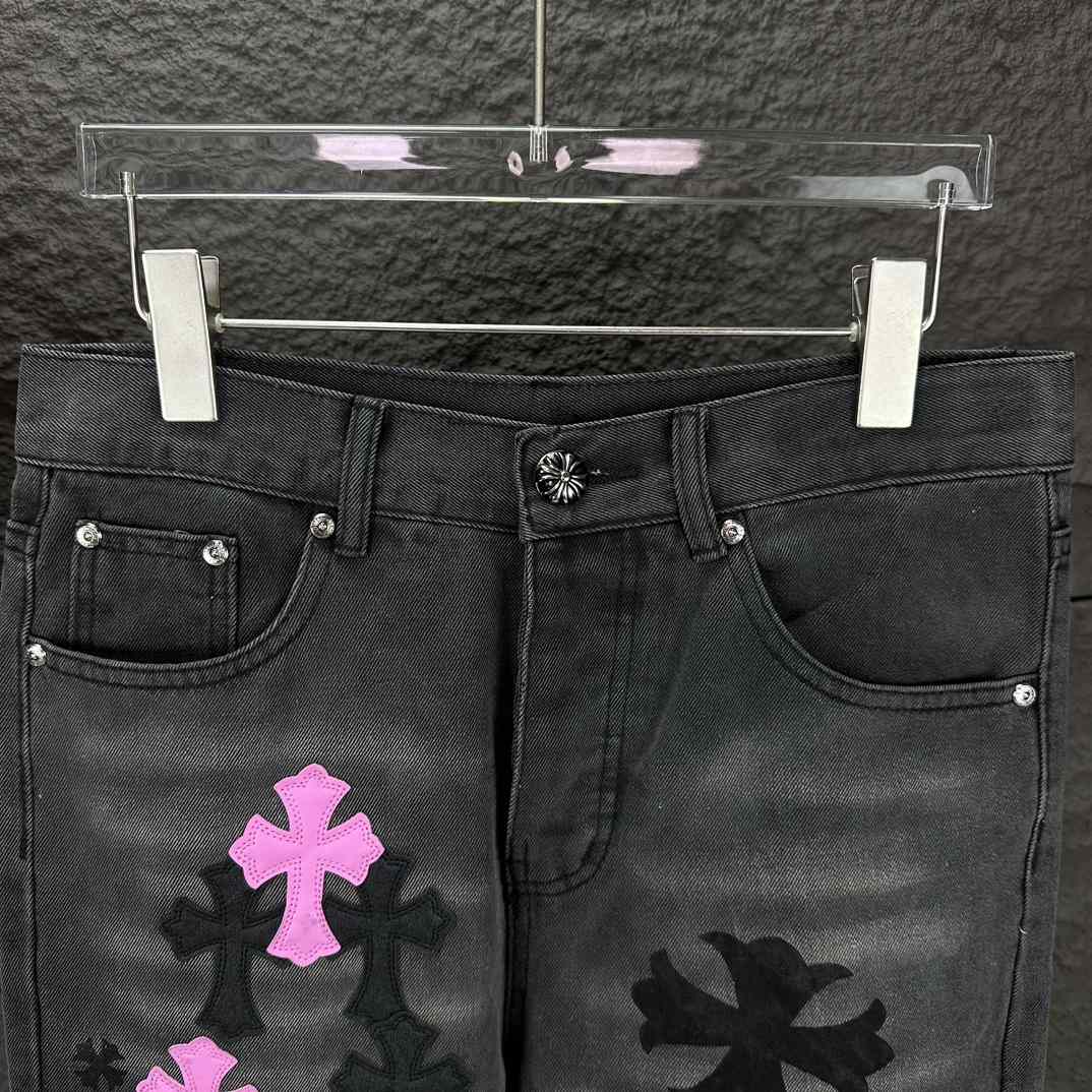 Chrome Hearts Straight Leg Jeans - DopestKickz