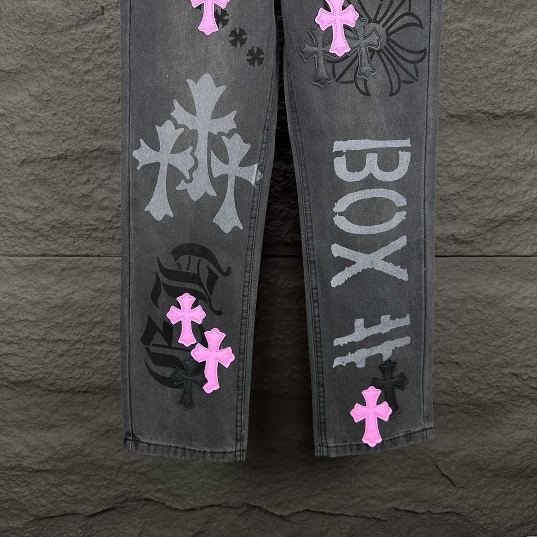 Chrome Hearts Straight Leg Jeans - DopestKickz