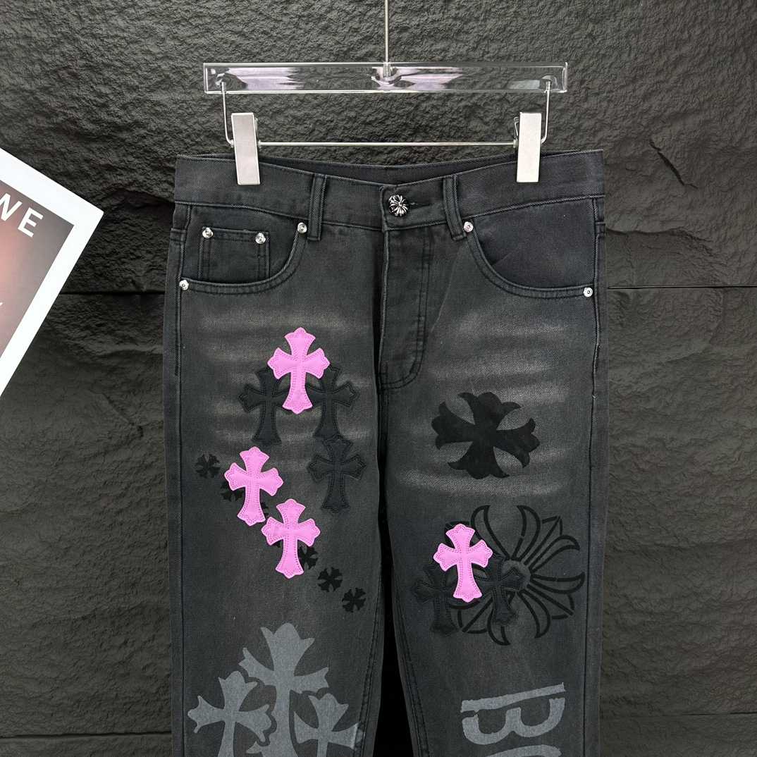 Chrome Hearts Straight Leg Jeans - DopestKickz