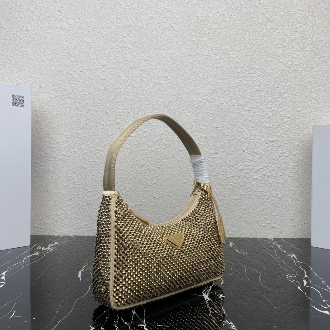 Prada Crystal Re-Edition 2000 Mini-bag  (23-13-5cm) - DopestKickz