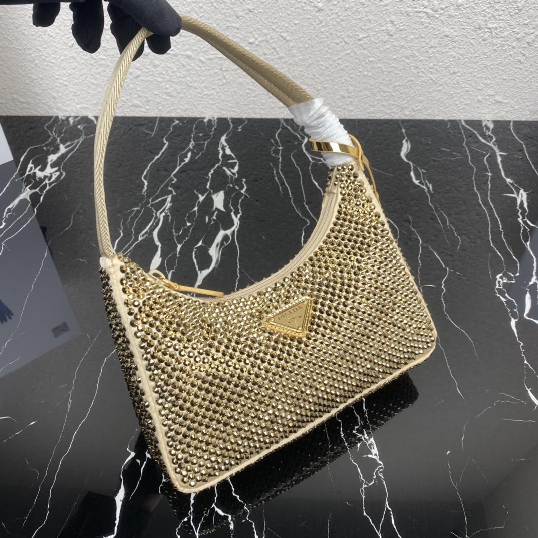 Prada Crystal Re-Edition 2000 Mini-bag  (23-13-5cm) - DopestKickz