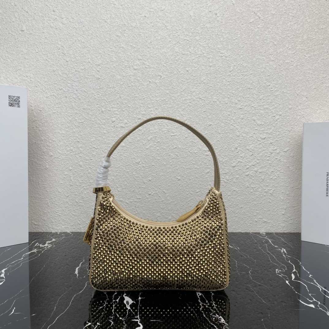 Prada Crystal Re-Edition 2000 Mini-bag  (23-13-5cm) - DopestKickz