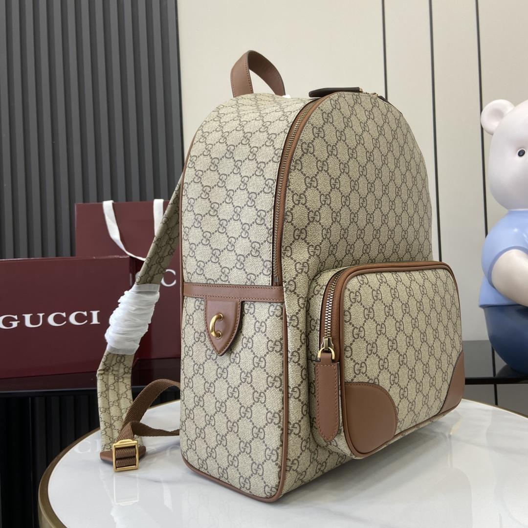 Gucci GG Emblem Medium Backpack  - DopestKickz