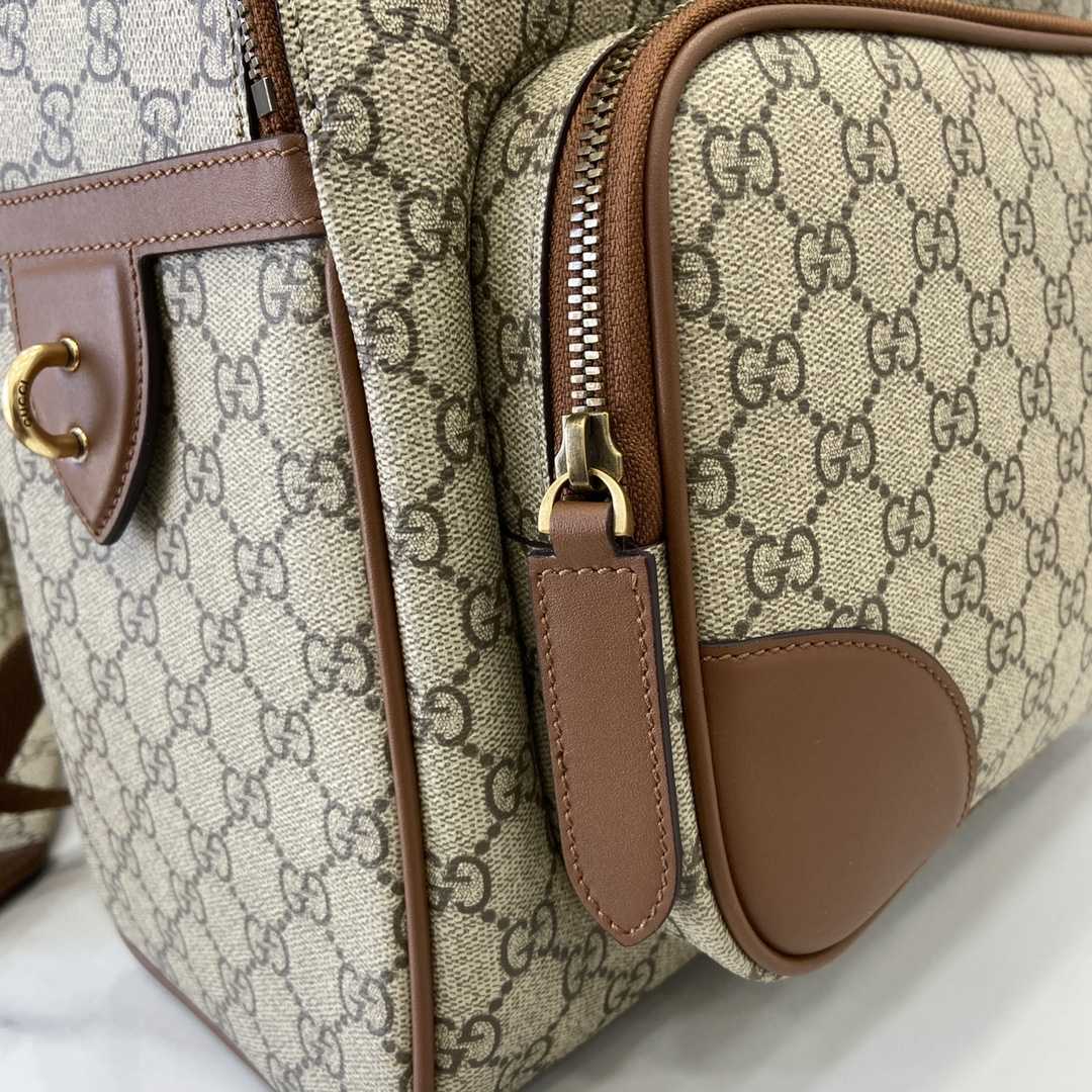 Gucci GG Emblem Medium Backpack  - DopestKickz
