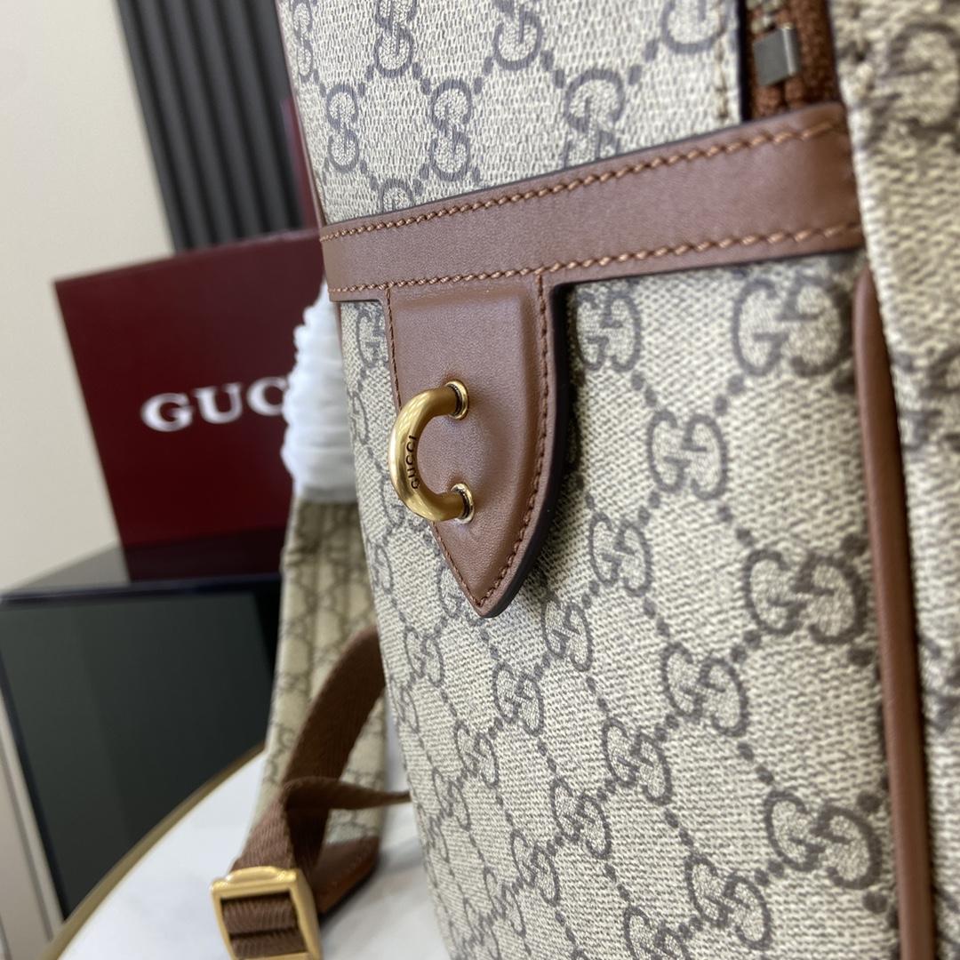 Gucci GG Emblem Medium Backpack  - DopestKickz