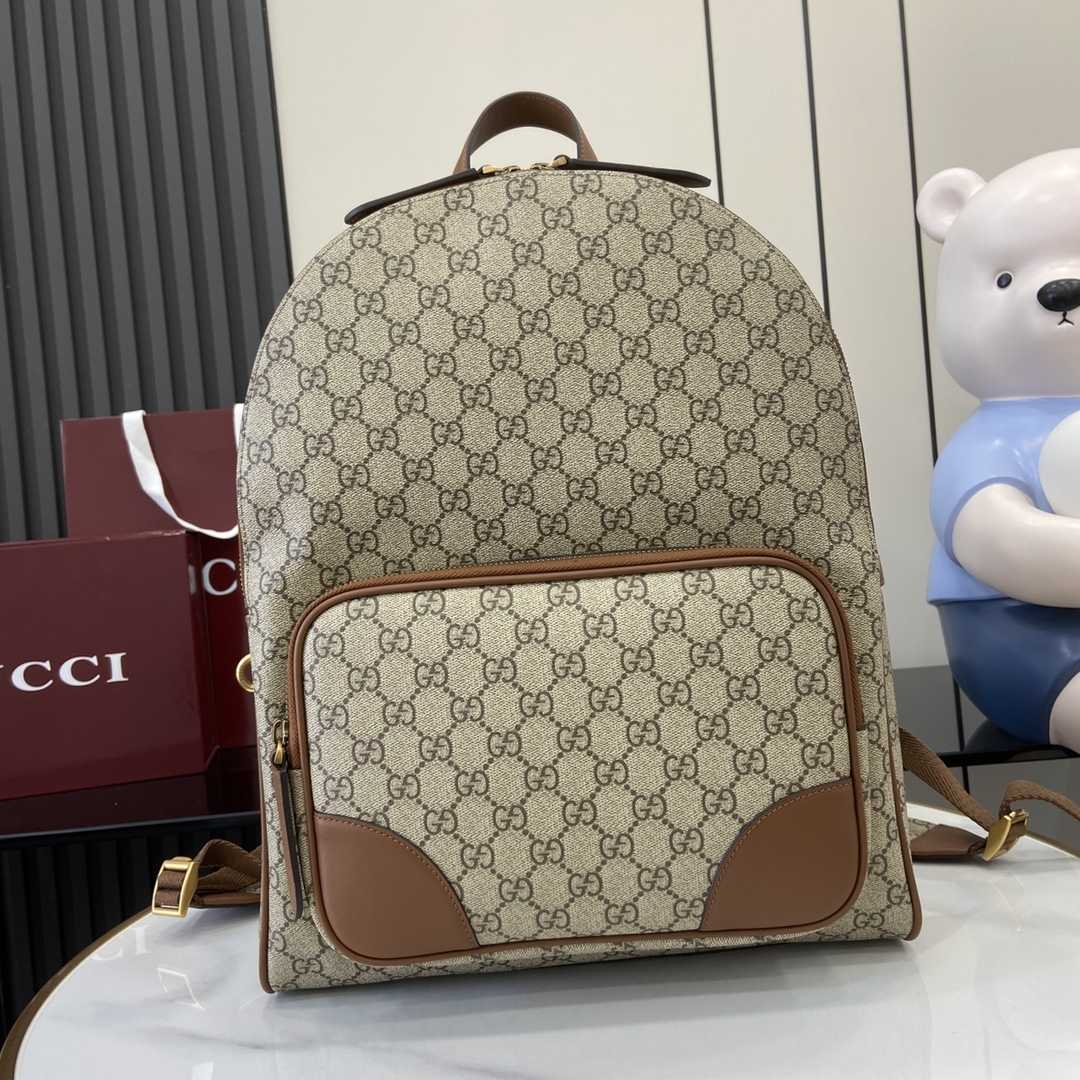 Gucci GG Emblem Medium Backpack  - DopestKickz