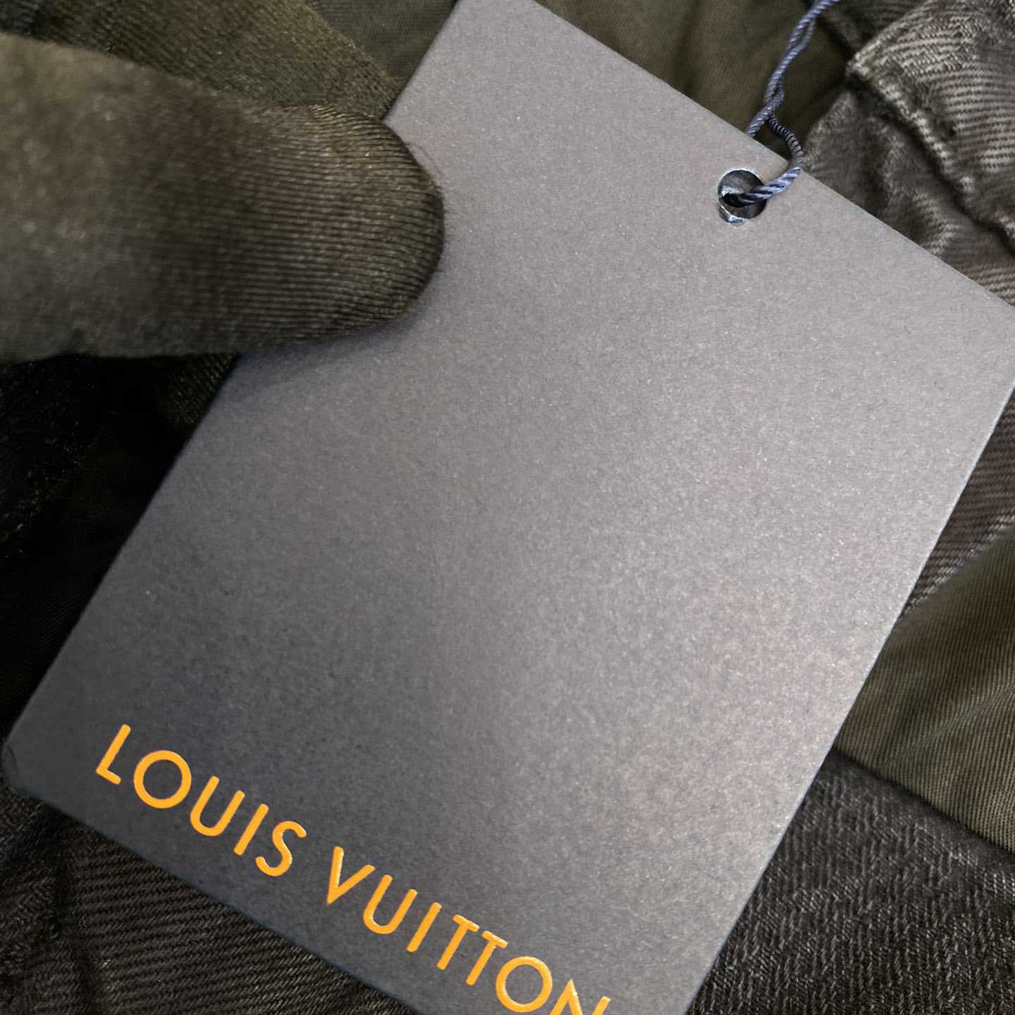 Louis Vuitton Brown Wash Effect Straight Leg Pants - DopestKickz