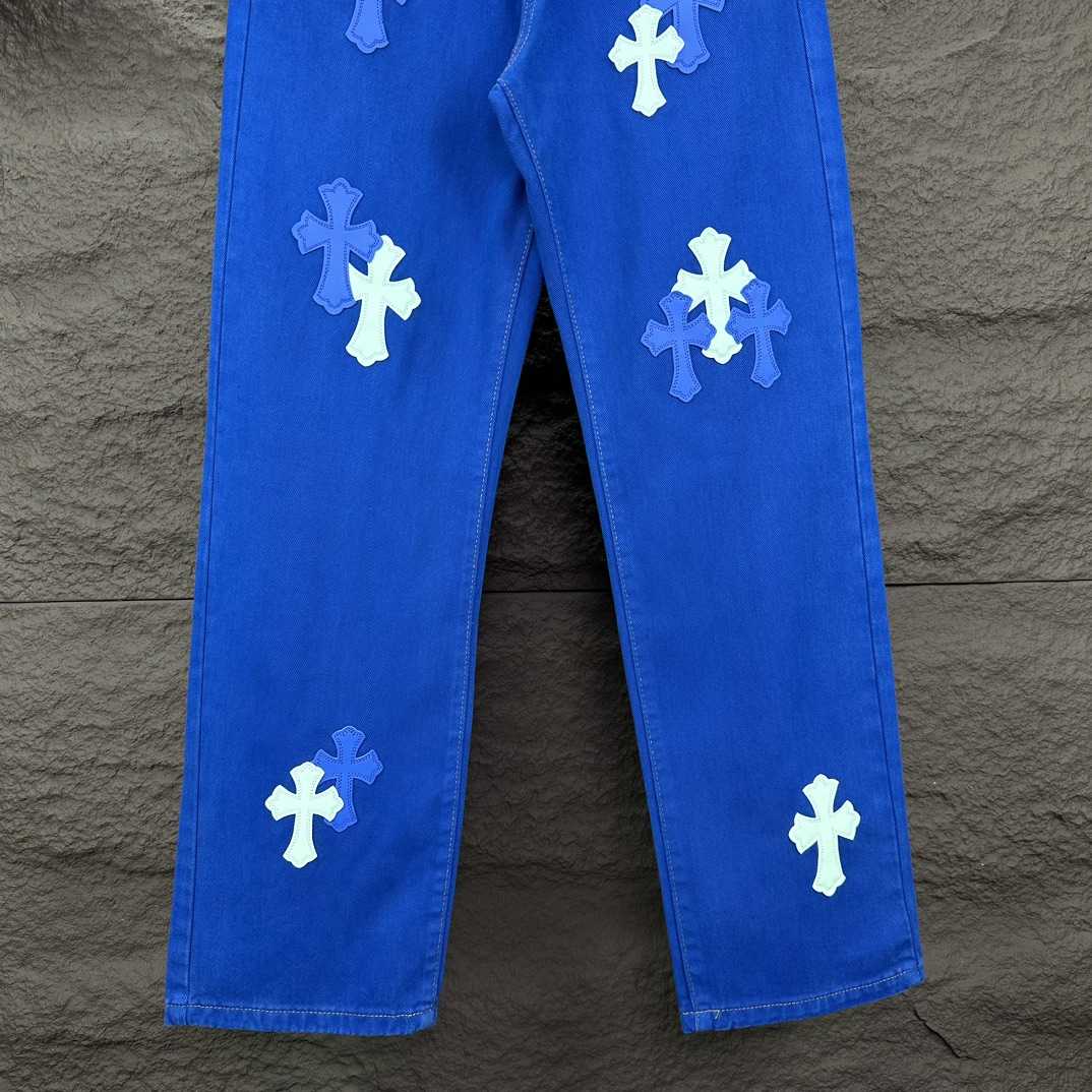 Chrome Hearts Straight Leg Jeans - DopestKickz