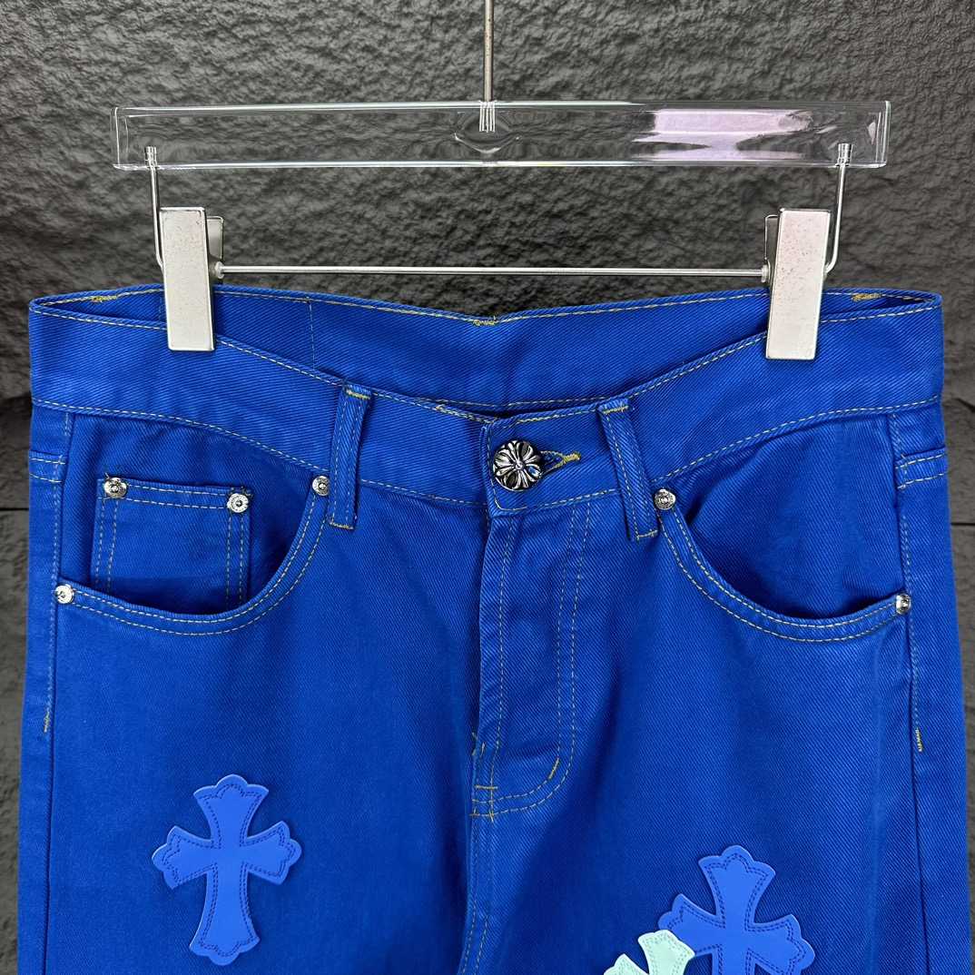 Chrome Hearts Straight Leg Jeans - DopestKickz