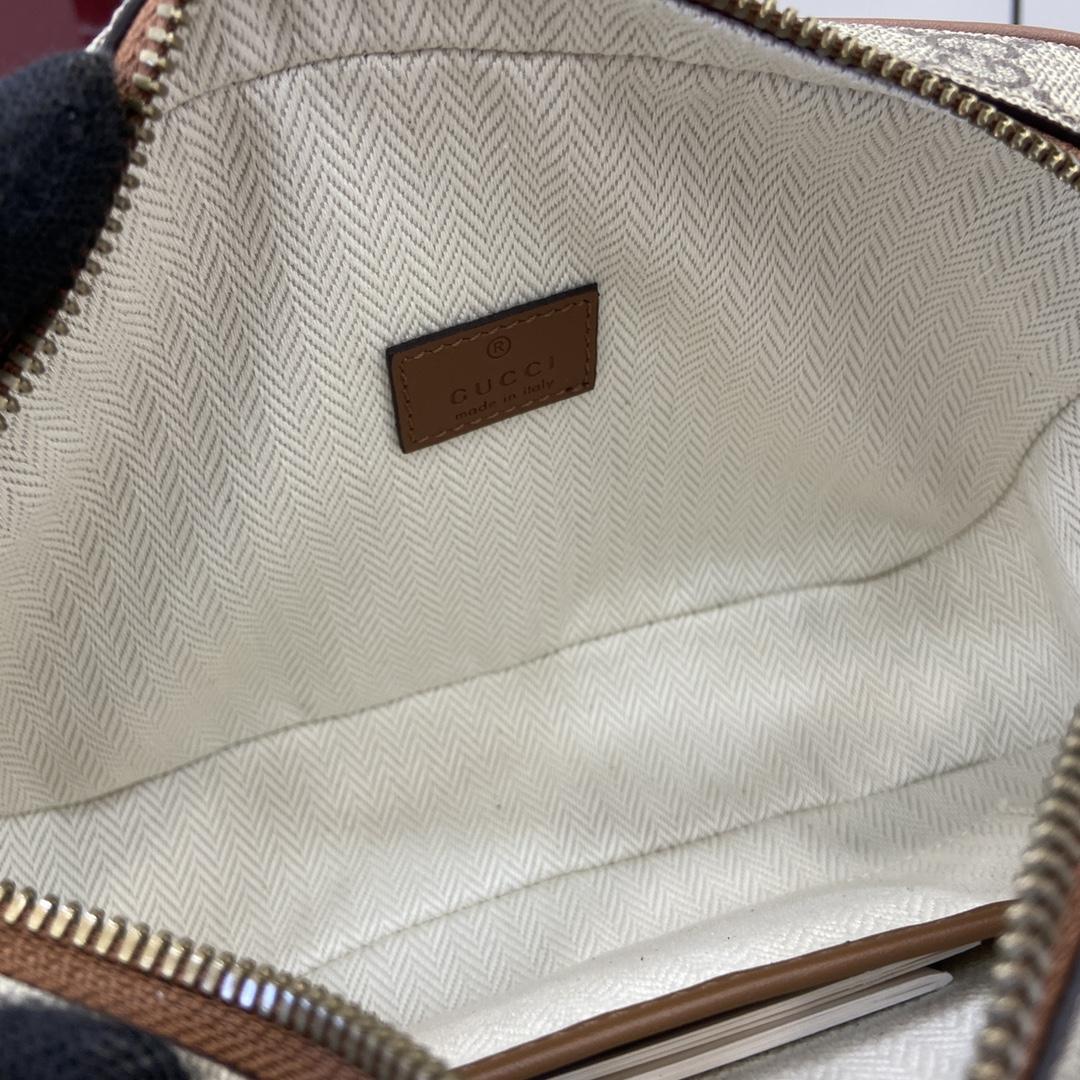 Gucci GG Emblem Embossed Super Mini Bag - DopestKickz