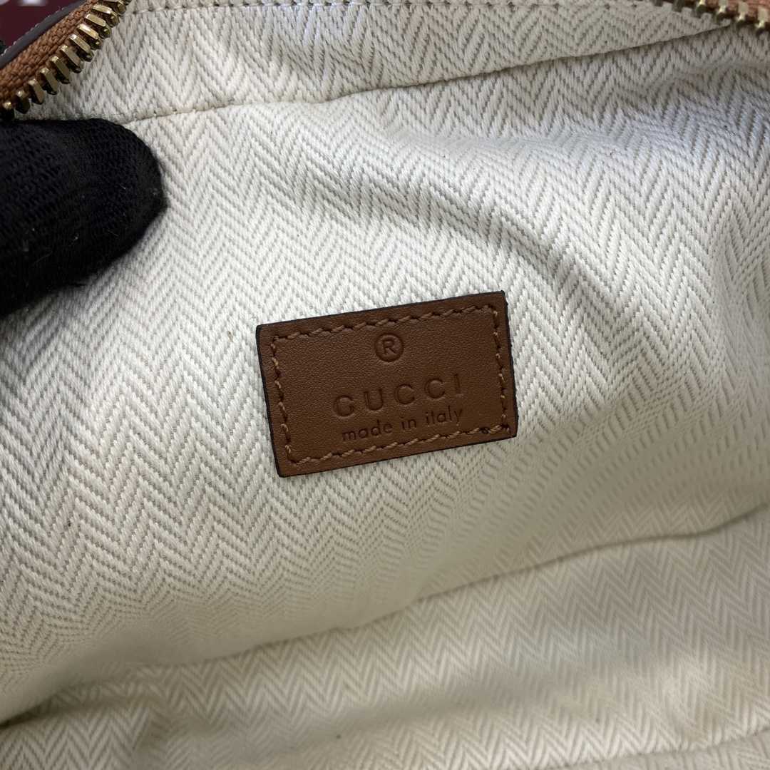 Gucci GG Emblem Embossed Super Mini Bag - DopestKickz