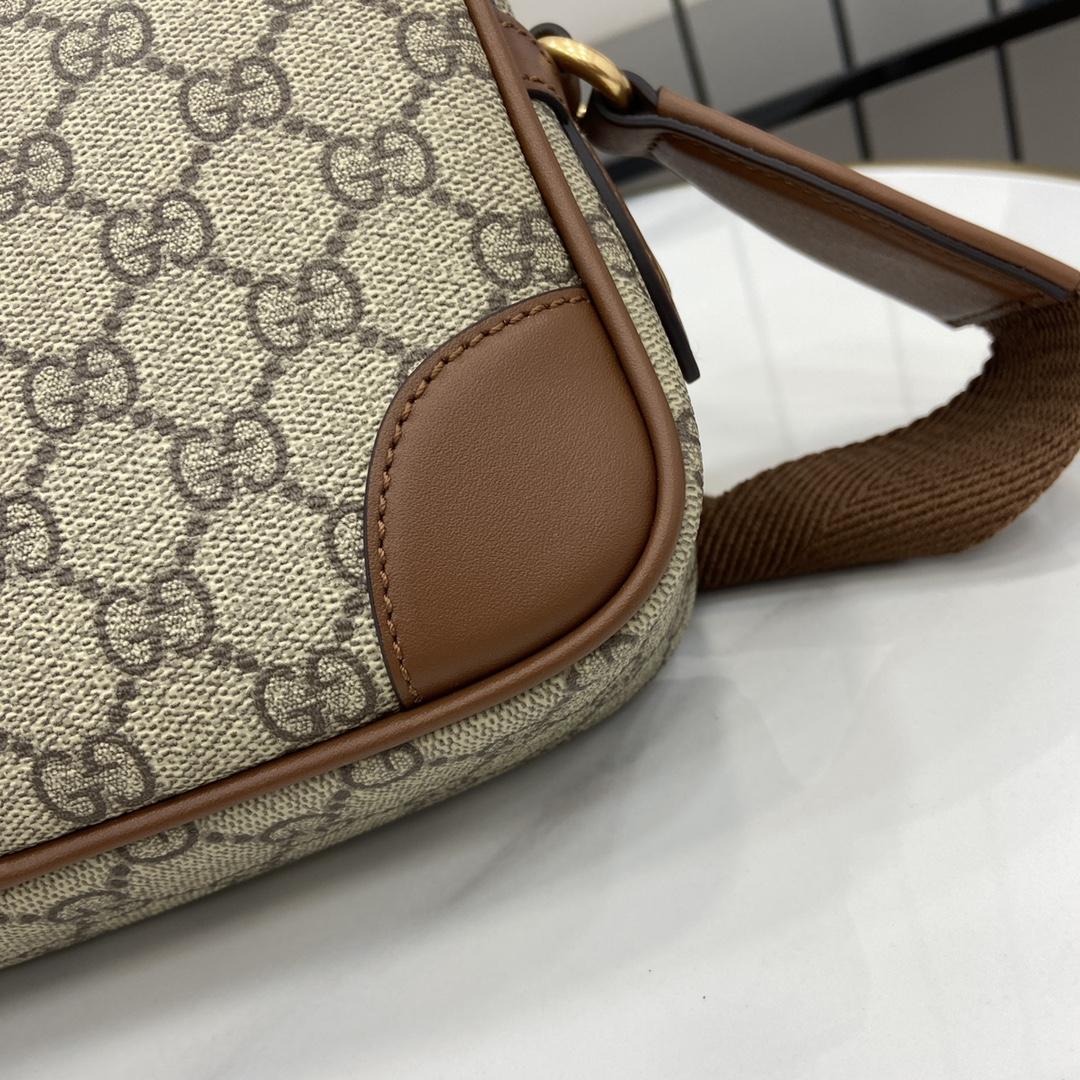 Gucci GG Emblem Embossed Super Mini Bag - DopestKickz