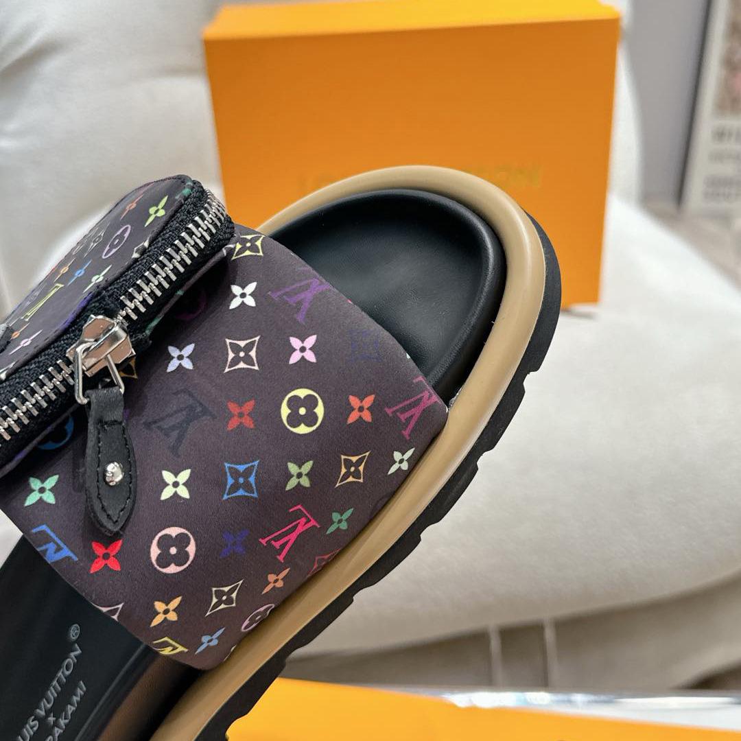Louis Vuitton LV x TM Pool Pillow Flat Comfort Mule    - DopestKickz