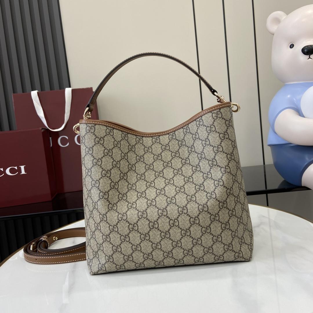 Gucci GG Emblem Small Shoulder Bag - DopestKickz