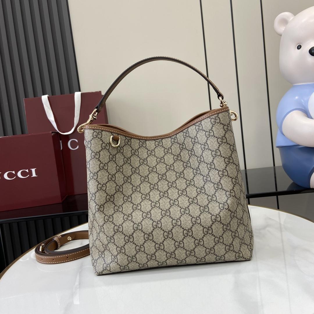 Gucci GG Emblem Small Shoulder Bag - DopestKickz