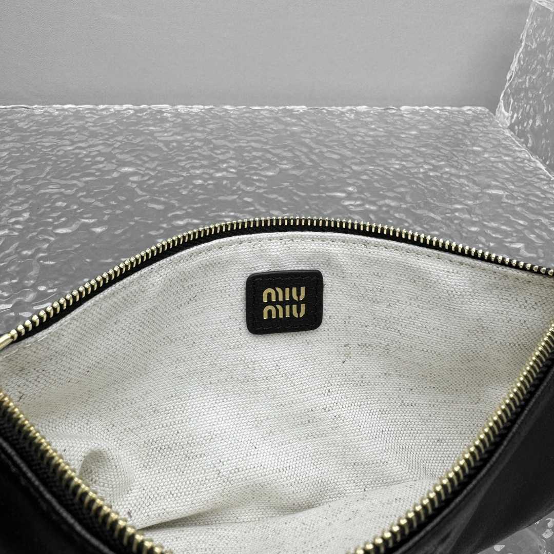 Miu Miu Nappa Leather Mini Pouch - DopestKickz