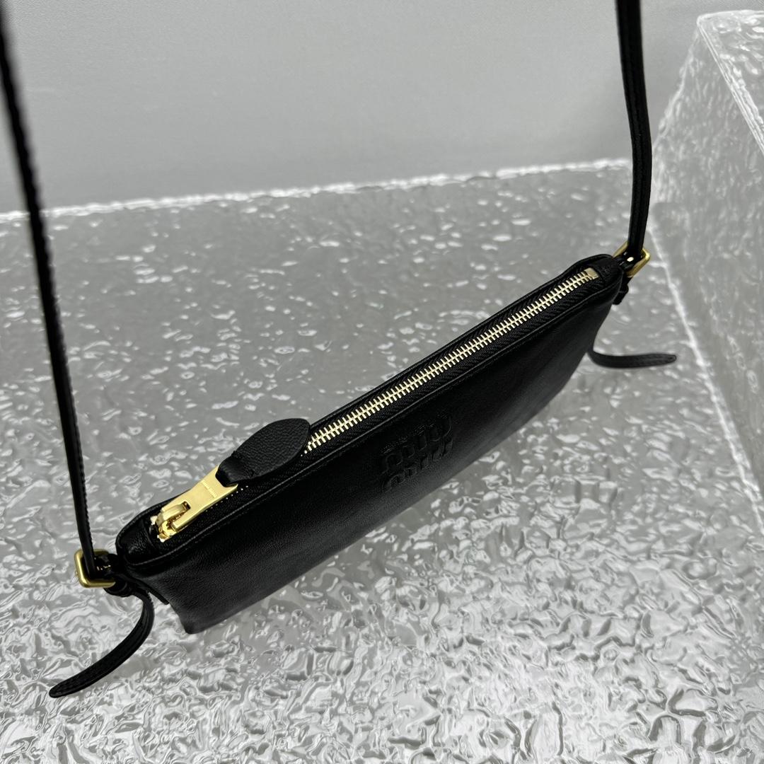 Miu Miu Nappa Leather Mini Pouch - DopestKickz