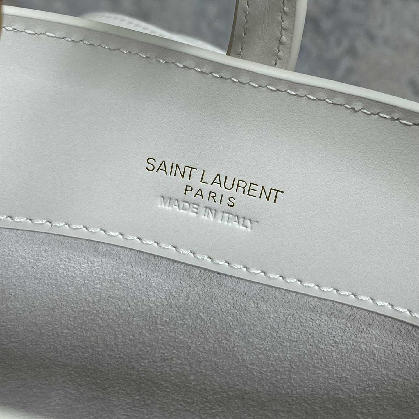 Saint Laurent Le 37 Mini In Shiny Leather - DopestKickz
