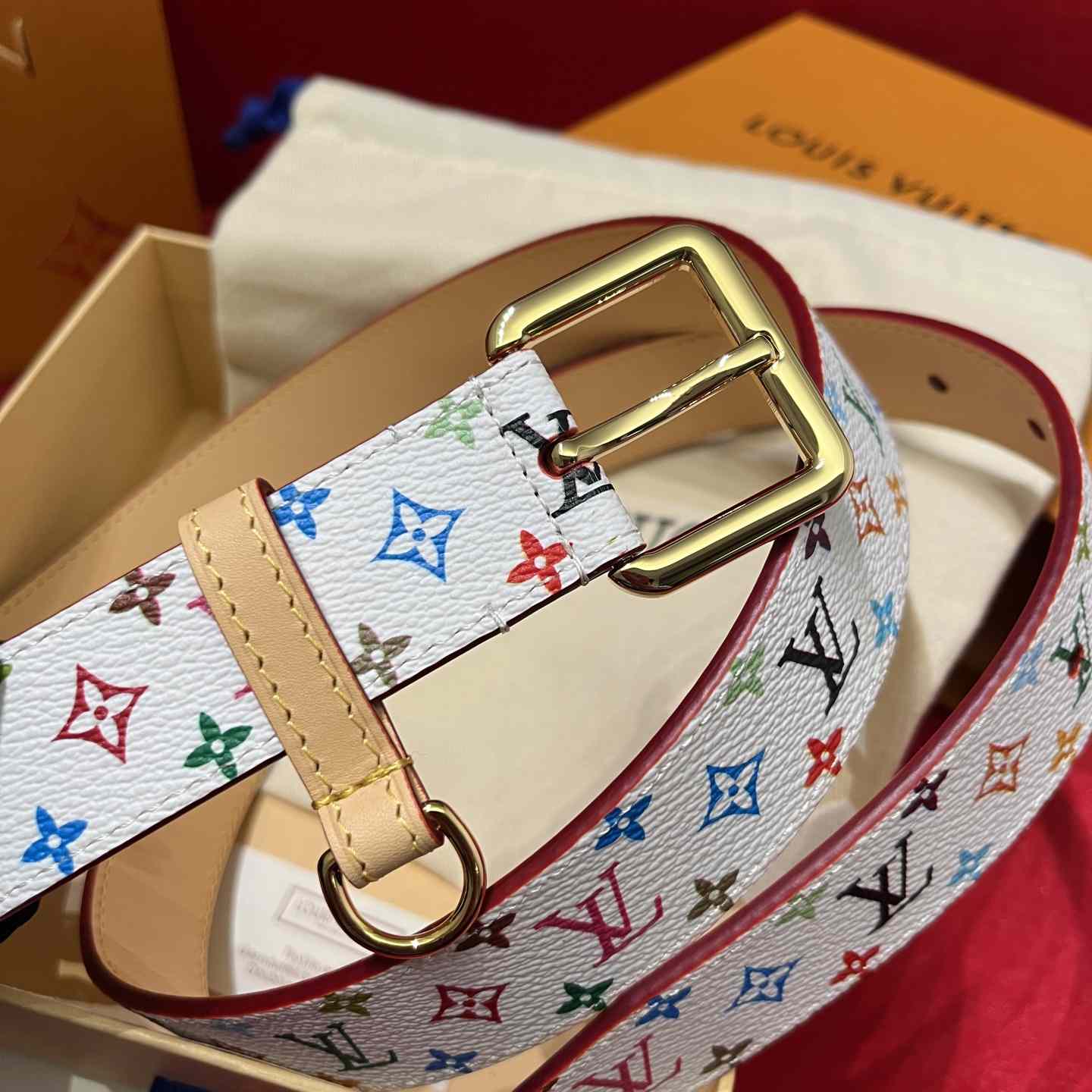 Louis Vuitton LV x TM LV D-Ring 30mm Belt   M8981W - DopestKickz