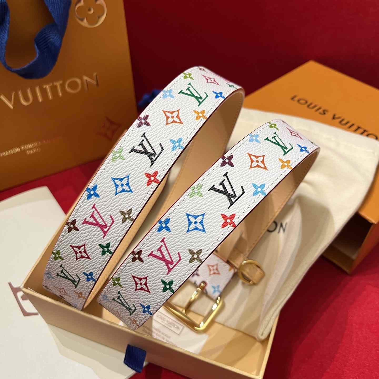 Louis Vuitton LV x TM LV D-Ring 30mm Belt   M8981W - DopestKickz