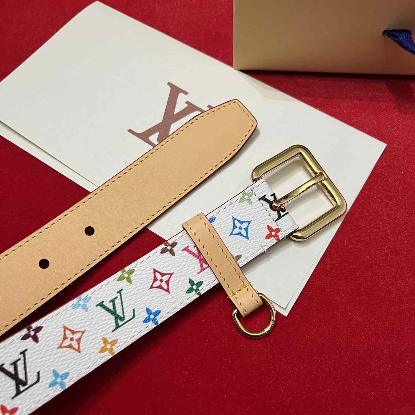 Louis Vuitton LV x TM LV D-Ring 30mm Belt   M8981W - DopestKickz