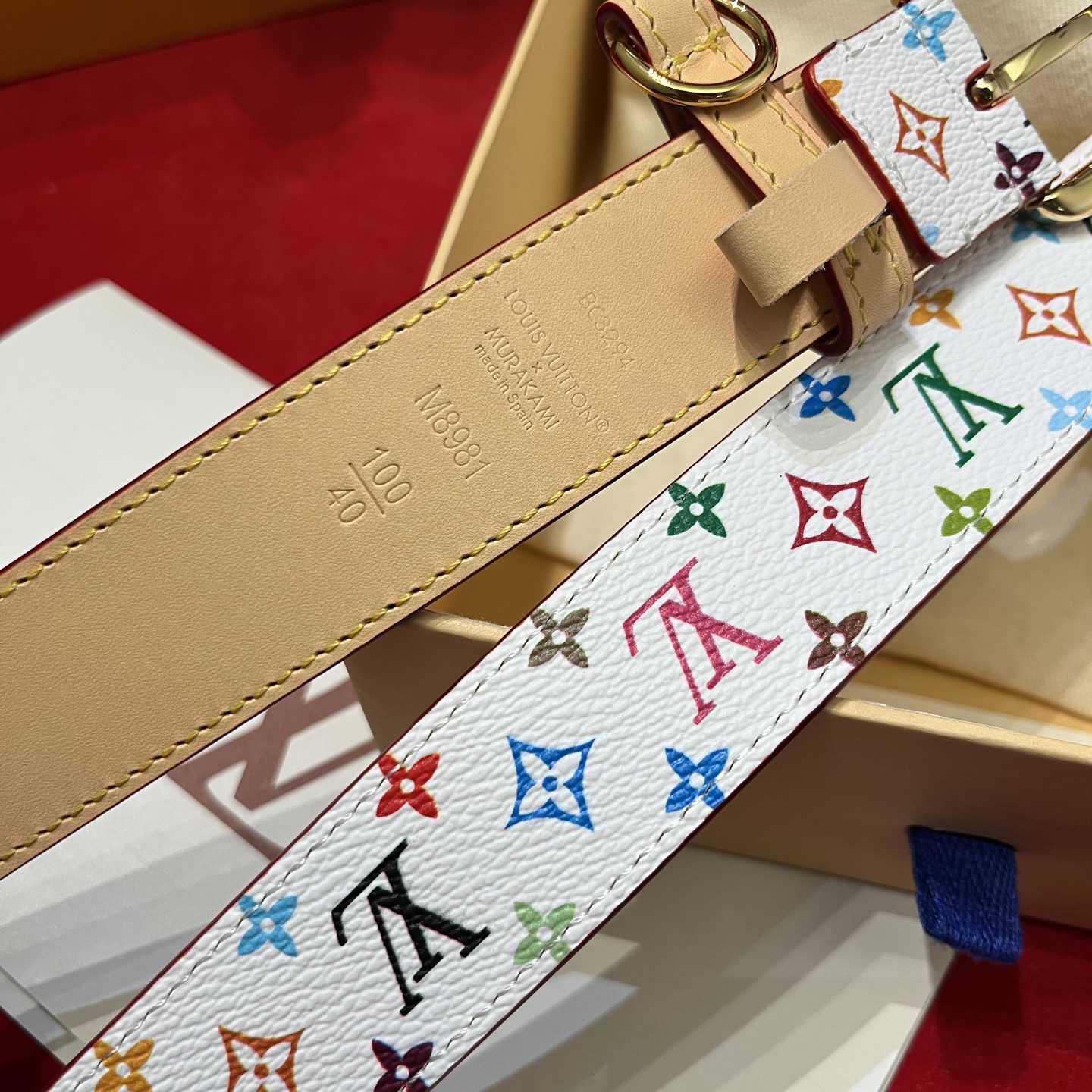 Louis Vuitton LV x TM LV D-Ring 30mm Belt   M8981W - DopestKickz