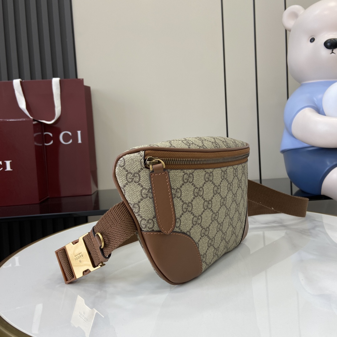 Gucci GG Emblem Medium Belt Bag - DopestKickz