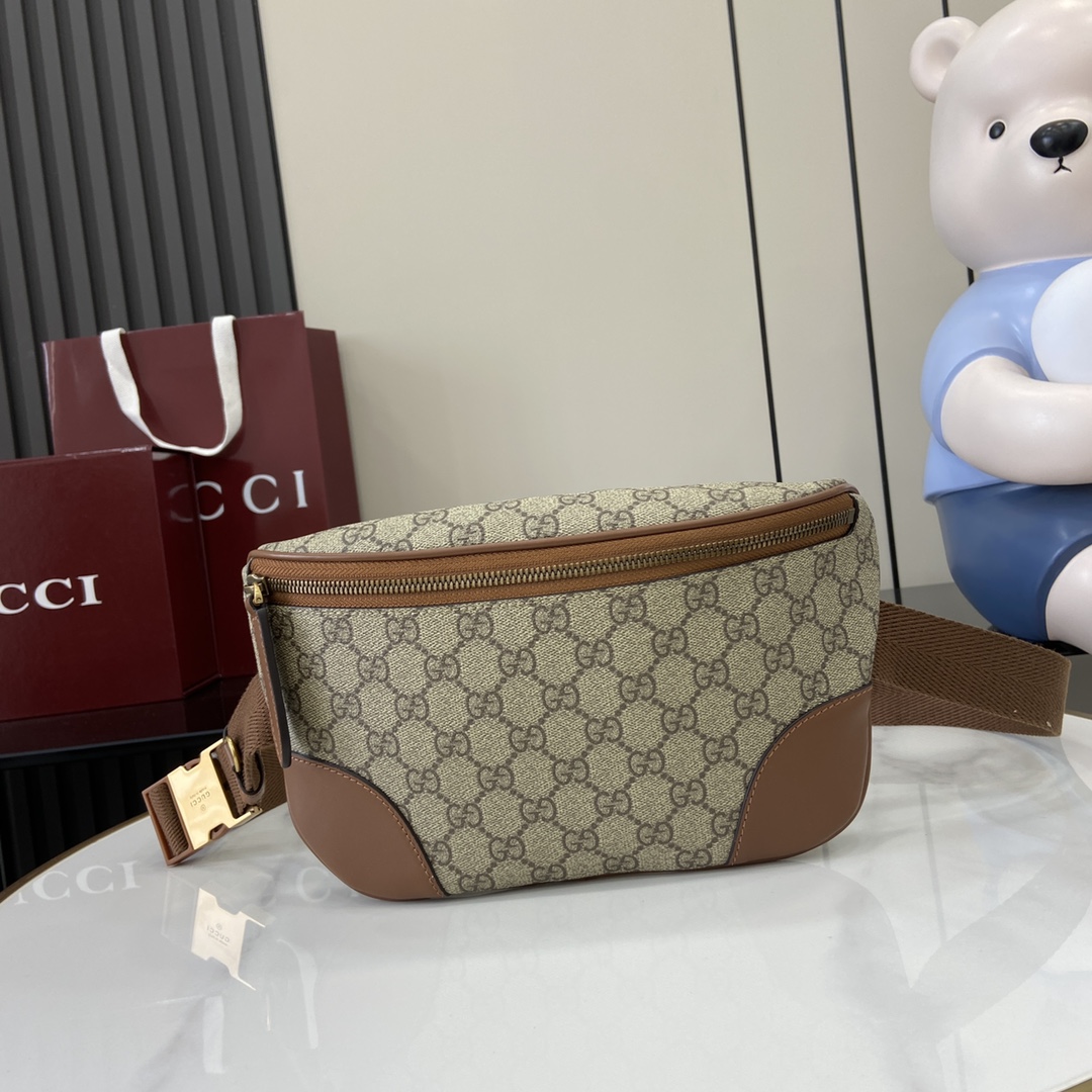 Gucci GG Emblem Medium Belt Bag - DopestKickz