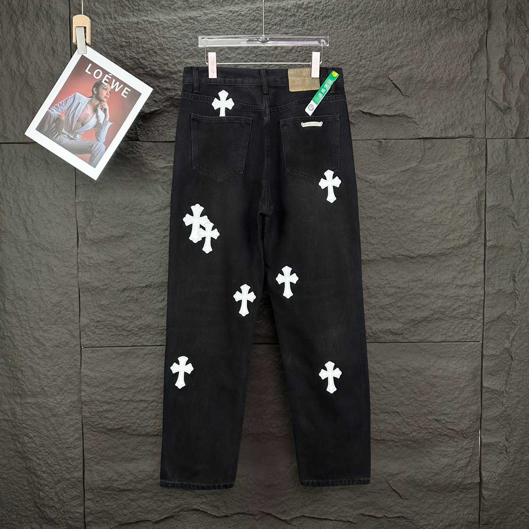 Chrome Hearts Straight Leg Jeans - DopestKickz