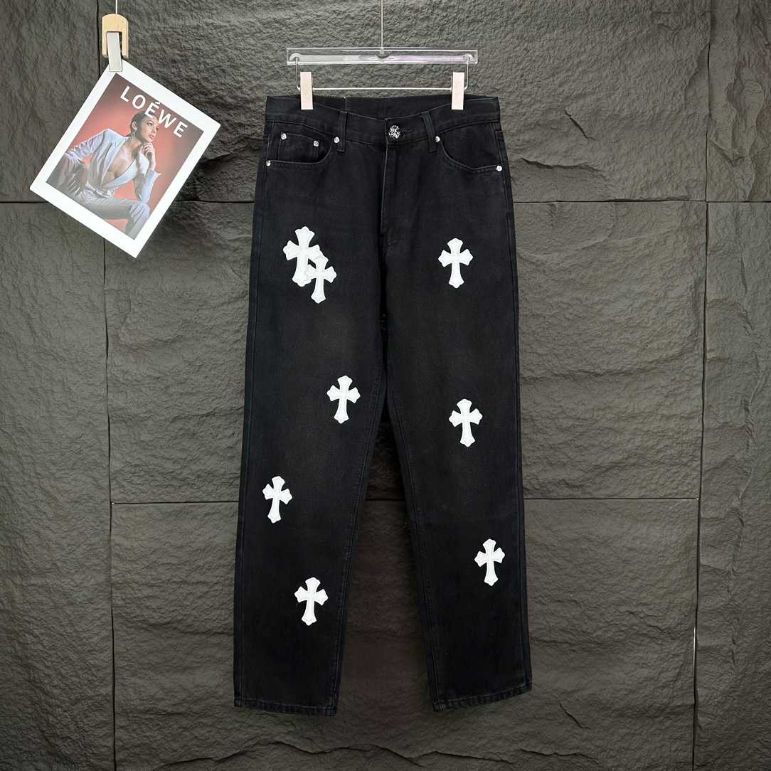 Chrome Hearts Straight Leg Jeans - DopestKickz